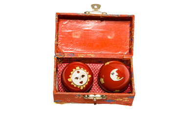 red casket