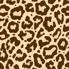 Seamless leopard pattern. Stylish background for all surfaces. Background for textile, paper and other print and web projects.