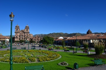 Obraz premium クスコ 街並み