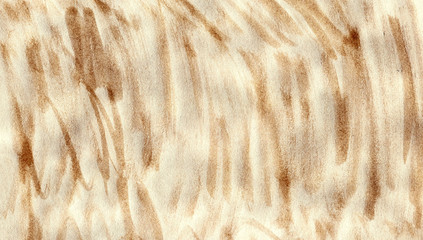 Coffee vertical brush strokes paper.
