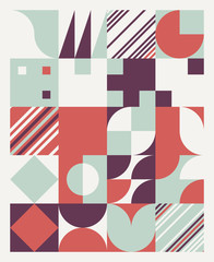 Fototapeta premium Abstract Geometry Pattern Artwork