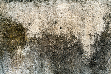 Old weathered white concrete wall