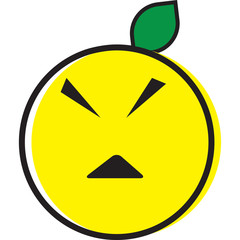 Cartoon lemon 