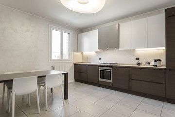 Interior of modern kitchen