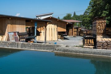 Sägewerk in Oberstdorf