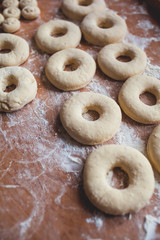 delicious donuts on the table