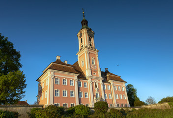 Fototapeta na wymiar Baroque church of Birnau