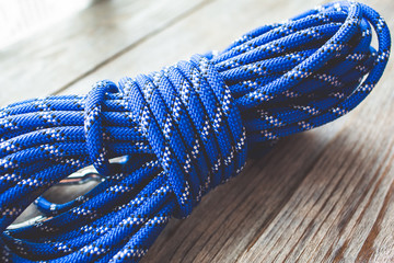 blue climbing rope © Миколайович
