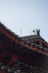 Asian Temple Roof Details