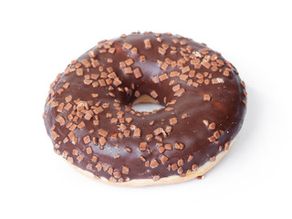 Sweet chocolate donut
