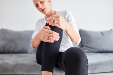 Physical injury of leg / knee / joint at home.