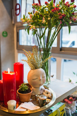 decoration and decor, lanterns and candles, vases, figurines