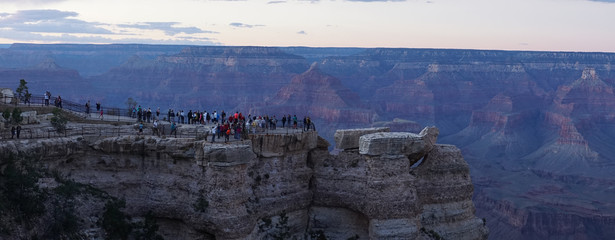 Deep Canyons of the Grand Canyon National Park created by the Colorado River in Arizona, USA.