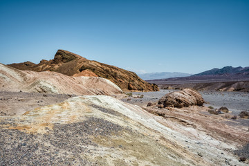 Fototapeta na wymiar Rock formations in Death Valley, USA
