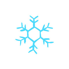 Snowflake Doodle Snow Drawing Illustration - Freehand, Art, Christmas doodle Winter Decoration Crystal Cool Star