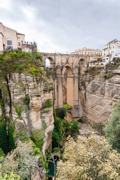 Alternative Viewpoint For Puente Nuevo Ronda Andalusia Spain