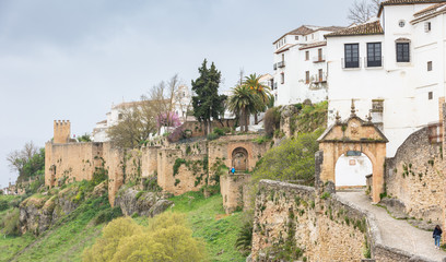 Fototapeta premium City Walls Ronda Andalusia Spain
