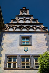 naumburg, deutschland - stadtmuseum hohe lilie aus dem mittelalter mit wappen © ArTo