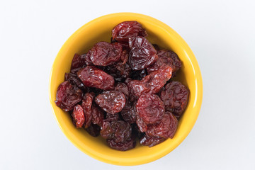 Dried Cherries in a Bowl