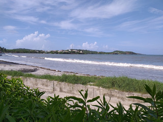 view of the beach