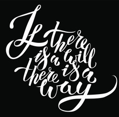 motivating phrase lettering hand writing calligraphy