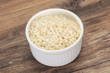 Arborio rice for Italian risotto