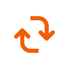 reverse isolated icon. Simple element illustration from geometry concept. reverse editable logo symbol design on white background. Can be use for web and mobile.