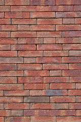 Red brick wall for background or texture. Old red brick wall texture background      