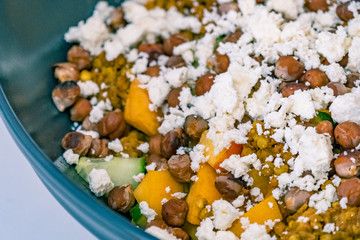 bowl of buckwheat salad