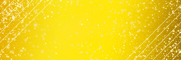 gelbgoldener Hintergrund mit leuchtenden Streifen links und rechts,  am Rand dunkler mit hellen Farbspritzern, luxuriös goldenes zeitloses Design oder einfach nur elegant Gold