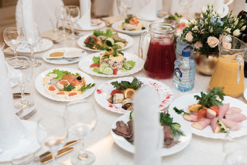 Catering Food Table Set Decoration