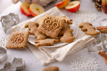 Fototapeta na wymiar Christmas cookies celebration