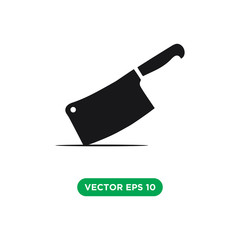 butcher icon vector template design concept