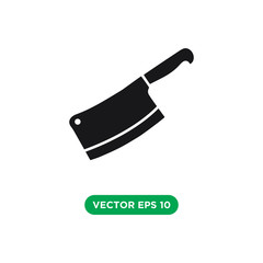 butcher icon vector template design concept