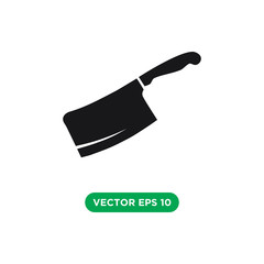 butcher icon vector template design concept