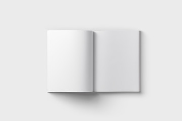 Blank Cover Of Magazine, Book, Booklet,Brochure Mock up.3D rendering. - Powered by Adobe