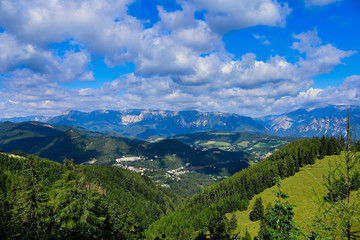 Naklejka premium Semmering Landscape