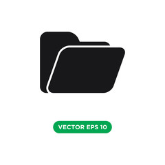 folder icon vector template design concept
