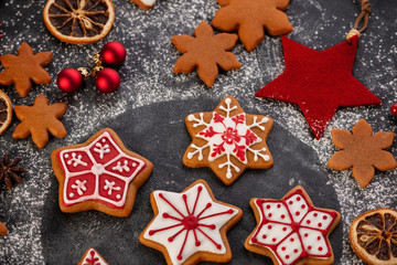 New Year celebration with christmas decoration