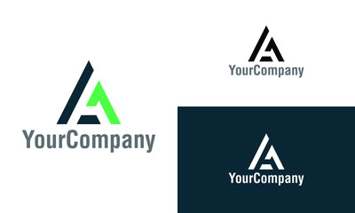 Letter A logo icon design template elements. Simple minimalist template graphic illustration. Creative vector emblem, for icon or design concept.