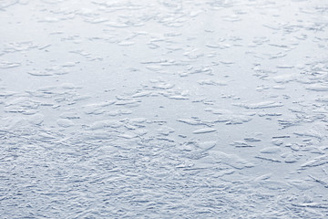 Naturally textured frozen water background