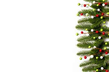 christmas tree on white background
