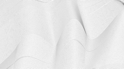 Digital Contour curve dot and line and wave with wireframe . Abstract Background for 3D Futuristic technology concept
