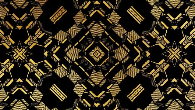 Animated african pattern VJ loop