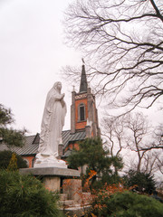 Naklejka premium Korean Catholic building
