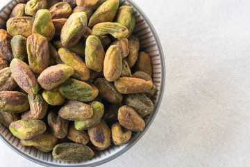 Pistachios in a Bowl