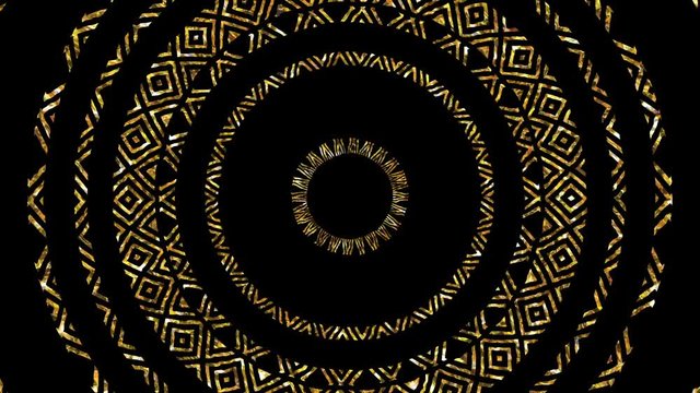 Animated african pattern VJ loop