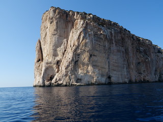 Fototapeta na wymiar Sardinia italy rock