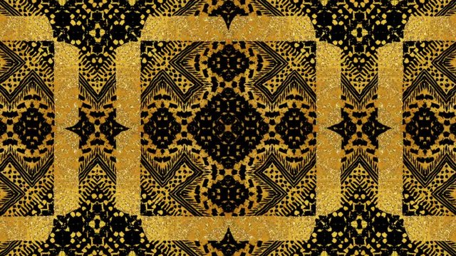 Animated african pattern VJ loop