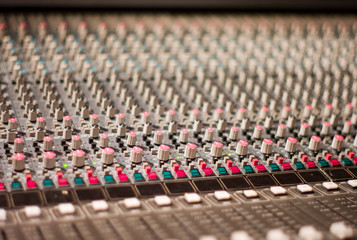 Fototapeta premium mixing console